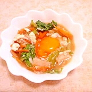 卵と野菜のあんかけスープ